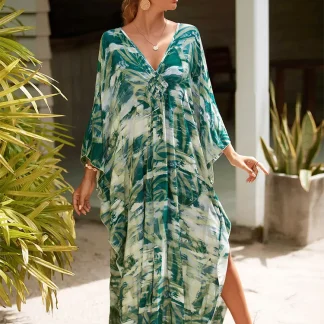 V-neck Dress Swimsuit Cover Up