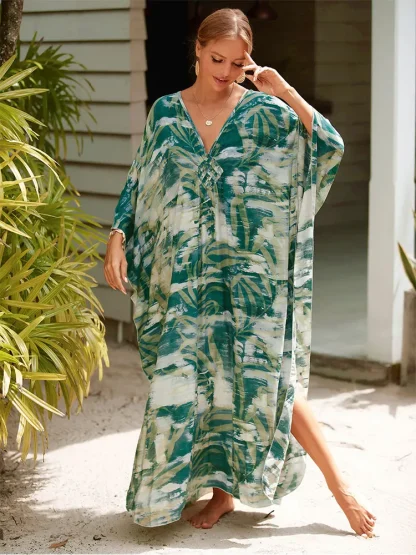 V-neck Dress Swimsuit Cover Up - Image 5