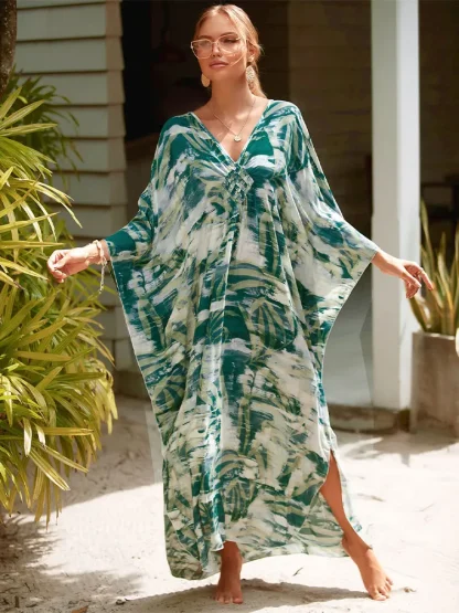 V-neck Dress Swimsuit Cover Up - Image 6
