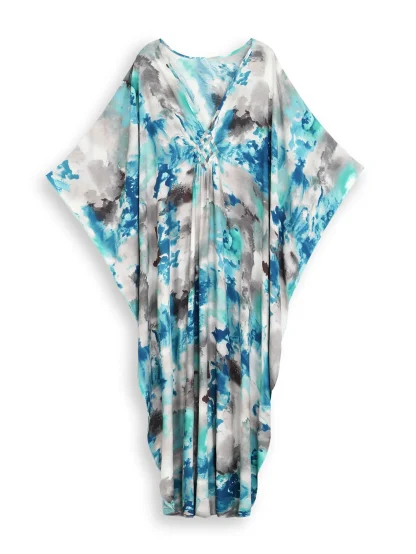 V-neck Long Dress Swimsuit Cover Up - Image 7