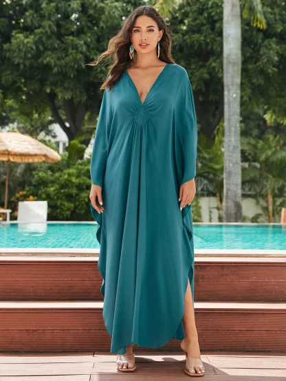 Kaftan Long Dress Swimsuit Cover Up - Image 2