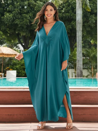 Kaftan Long Dress Swimsuit Cover Up - Image 3