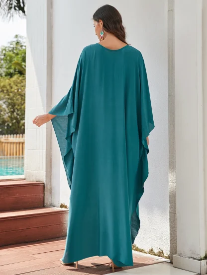 Kaftan Long Dress Swimsuit Cover Up - Image 4