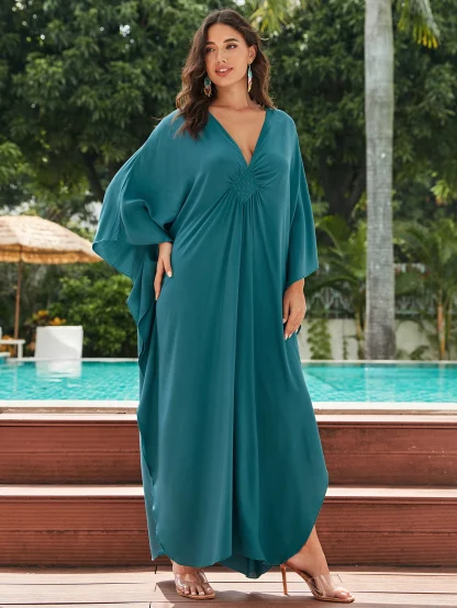 Kaftan Long Dress Swimsuit Cover Up - Image 5