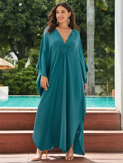 Kaftan Long Dress Swimsuit Cover Up - Image 6