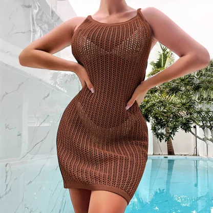 Sexy Fishnet Dress Swimsuit Cover Ups - Image 3
