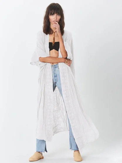 Long Robe Dress Swimsuit Cover Ups - Image 4