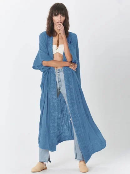 Long Robe Dress Swimsuit Cover Ups - Image 5