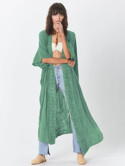 Long Robe Dress Swimsuit Cover Ups - Image 6