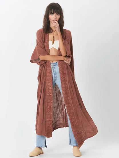 Long Robe Dress Swimsuit Cover Ups