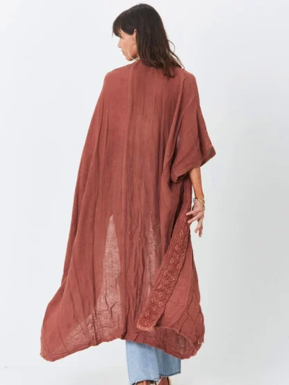 Long Robe Dress Swimsuit Cover Ups - Image 3