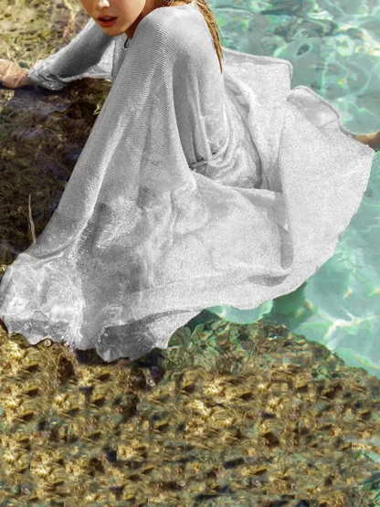 See-through Robe Swimsuit Cover Up - Image 2