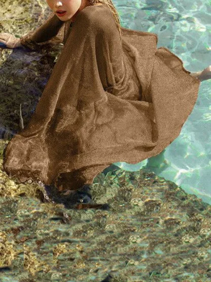 See-through Robe Swimsuit Cover Up - Image 3