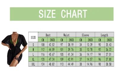 Plunge Neckline Swimsuit Cover Up - Image 3