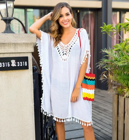 Beach Tassel Dress Swimsuit Cover Up