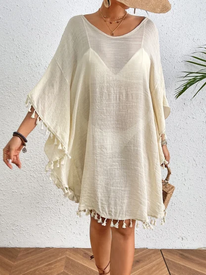 Sexy Butterfly Pattern Swimsuit Cover Up - Image 4