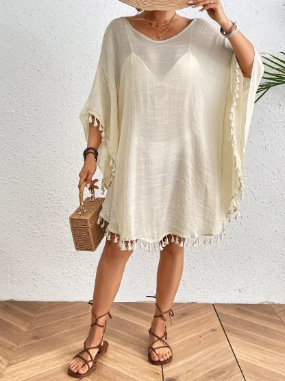 Sexy Butterfly Pattern Swimsuit Cover Up - Image 5