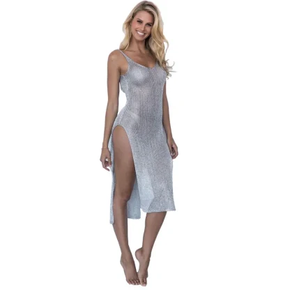 See-through Mesh Swimsuit Cover Ups - Image 4