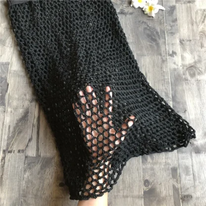 Fishnet Skirt Swimsuit Cover Up - Image 3