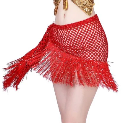 Tassel Sequins Skirt Swimsuit Cover Ups - Image 6