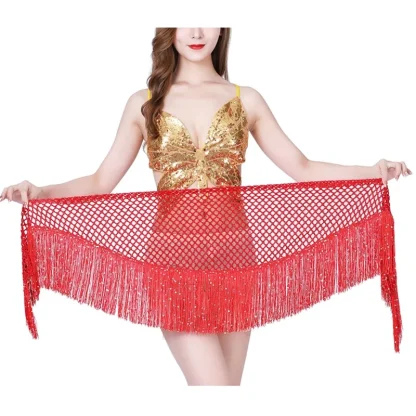 Tassel Sequins Skirt Swimsuit Cover Ups - Image 7