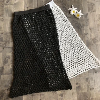 Fishnet Skirt Swimsuit Cover Up - Image 5