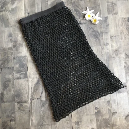 Fishnet Skirt Swimsuit Cover Up - Image 2