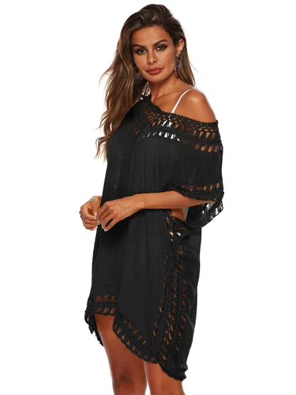 Hollow Out Dress Swimsuit Cover Up - Image 2