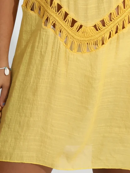 Solid Sexy Dress Swimsuit Cover Ups - Image 4