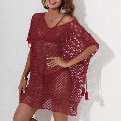 Oversize Fishnet Swimsuit Cover Ups - Image 3