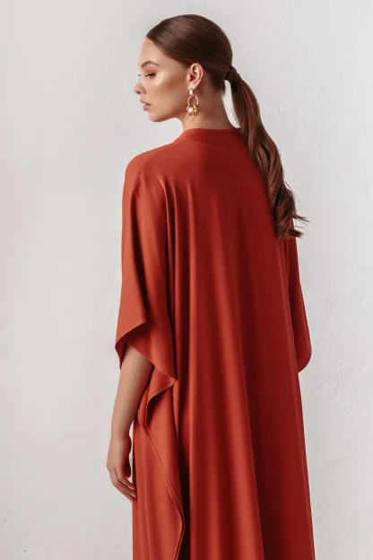 Tunic Solid Dress Swimsuit Cover Ups - Image 2