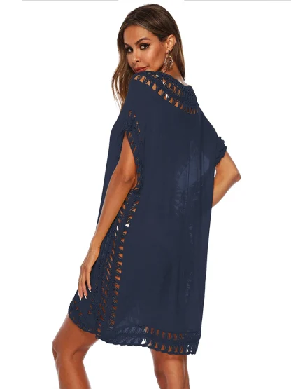 Hollow Out Dress Swimsuit Cover Up - Image 6