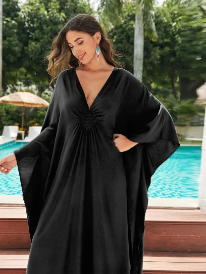 Kaftan Long Dress Swimsuit Cover Up - Image 7