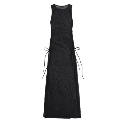 Split Dress Swimsuit Cover Ups - Image 5