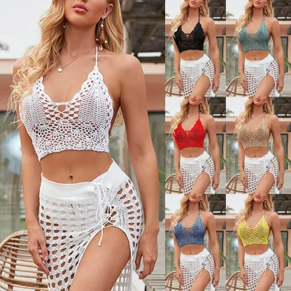 Sexy Hollow Out Swimsuit Cover Ups - Image 6