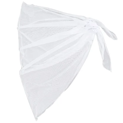 Sheer Mesh Wrap Swimsuit Cover Ups - Image 6