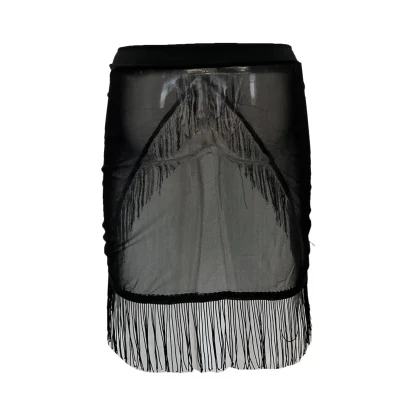 Tassel Mini Skirt Swimsuit Cover Up - Image 6