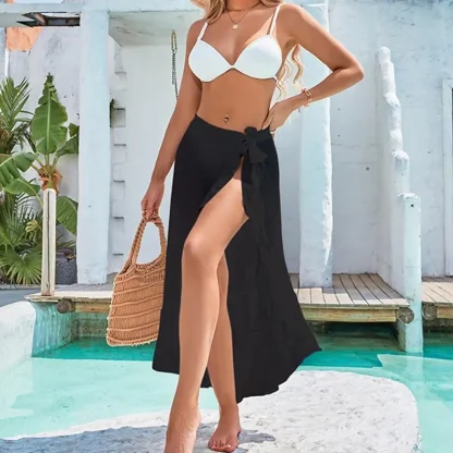 See-through Wrap Swimsuit Cover Ups - Image 5