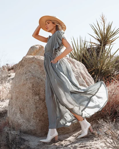 Chic Long Dress Swimsuit Cover Up - Image 3