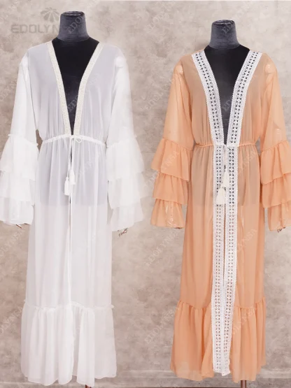 Multi-layer Ruffle Swimsuit Cover Up - Image 7