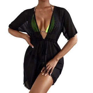 Black Swimsuit Cover Up
