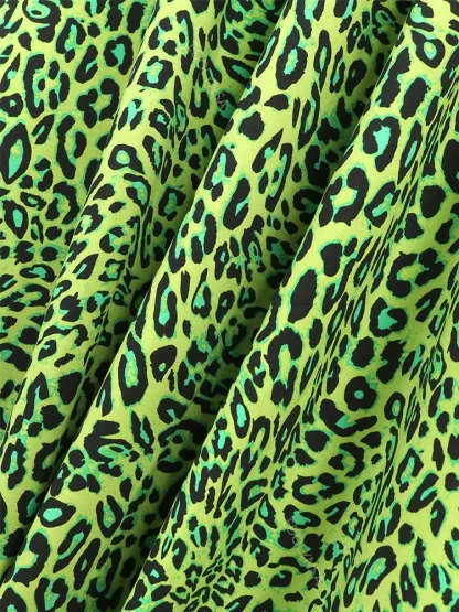 Leopard Print Dress Swimsuit Cover Up - Image 7