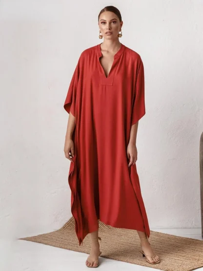 Kaftan Beach Dress Swimsuit Cover Ups - Image 4
