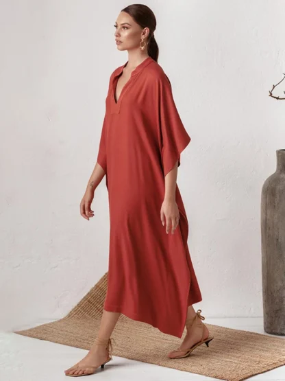 Kaftan Beach Dress Swimsuit Cover Ups - Image 5