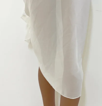 Wrap Solid Skirt Swimsuit Cover Up - Image 4