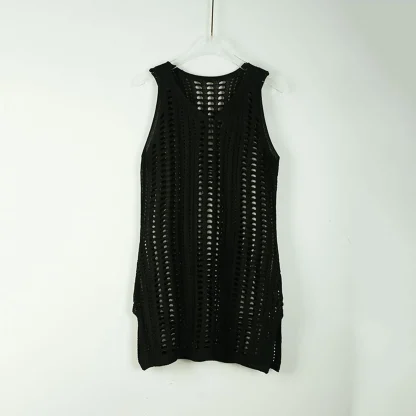 Hollow Out Dress Swimsuit Cover Ups - Image 5