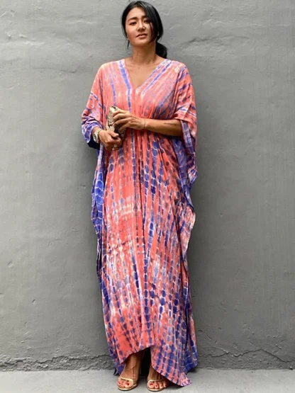 Tie Dye Dress Swimsuit Cover Ups - Image 4