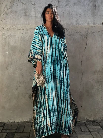 Tie Dye Dress Swimsuit Cover Ups - Image 6
