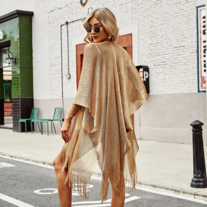 Tassel See-through Swimsuit Cover Ups