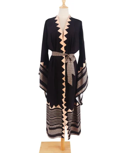 Maxi Waist Tie Swimsuit Cover Up - Image 5